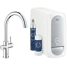 Смеситель для кухни со стартовым пакетом GROHE Blue Home 31455001
