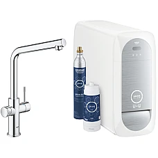 Смеситель для кухни со стартовым пакетом GROHE Blue Home 31454001