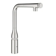 Змішувач для кухні з висувною лійкою Grohe Essence SmartControl 31615DC0 сталь
