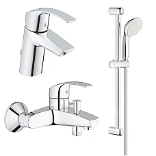Набір змішувачів Grohe Eurosmart 32278551A хром