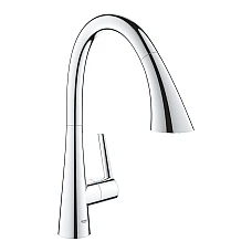 Змішувач для кухні з висувною лійкою Grohe Zedra 32294002 хром