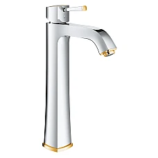 Змішувач для умивальника Grohe Grandera XL-Size 23313IG0 хром/золото