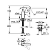 Смеситель для умывальника Grohe Essence New M-Size с донным клапаном 24181001 хром