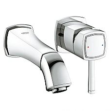 Змішувач для умивальника Grohe Grandera S-Size 177 мм 19929000 хром