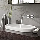 Смеситель для умывальника на два отверстия Grohe Eurodisc Joy L-size 19969LS0 белый