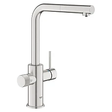Змішувач для кухні під осмос Grohe Blue Pure Minta 30590DC0 сталь
