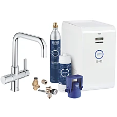 Смеситель для кухни со стартовым пакетом GROHE Blue Professional 31324001