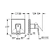 Смеситель для душа Grohe Eurocube 24061000