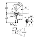 Смеситель для умывальника Grohe Atrio M-Size 32043003