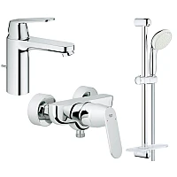 Набор смесителей Grohe Eurosmart Cosmopolitan 126114M хром