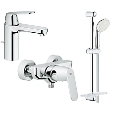 Набір змішувачів Grohe Eurosmart Cosmopolitan 126114M хром