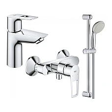 Набір змішувачів для душу Grohe BauLoop UA123220S0 хром