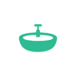  Умивальник маленький