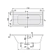 Ванна акрилова VILLEROY & BOCH Subway 180x80 UBA180SUB2V-01