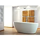 Ванна отдельностоящая BESCO GOYA XS ретро белая 142x62 с сифоном клик-клак