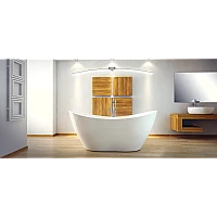 Ванна BESCO VIYA 160x70 с сифоном клик-клак 2018408