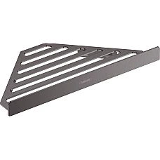 Полочка угловая Brushed Black Hansgrohe AddStoris 41741340