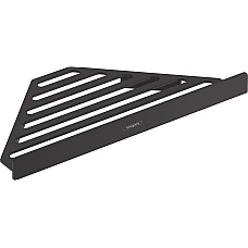 Полочка угловая Matt Black Hansgrohe AddStoris 41741670