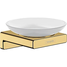 Мильниця підвісна Polished Gold Optic/скло Hansgrohe AddStoris 41746990