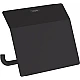 Держатель бумаги закрытый Matt Black Hansgrohe AddStoris 41753670