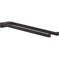 Полотенцедержатель двойной неподвижный Matt Black Hansgrohe AddStoris 41770670