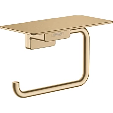 Держатель бумаги с полкой Brushed Bronze Hansgrohe Addstoris 41772140