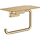 Тримач паперу з полицею Brushed Bronze Hansgrohe Addstoris 41772140