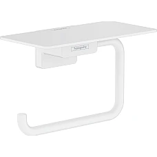 Держатель бумаги с полкой Matt White Hansgrohe Addstoris 41772700