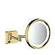 Дзеркало для гоління з LED освітленням золотий Hansgrohe Addstoris 41790990