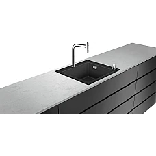 Кухонна мийка Select зі змішувачем Chrome Hansgrohe C51-F450-06 Combi 43217000