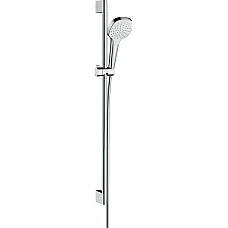 Душевой набор 90 см EcoSmart хромированный/белый HANSGROHE Croma Select E 1jet 26595400