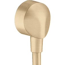 Шланговое подключение без обратного клапана Brushed Bronze Hansgrohe FixFit E 27454140