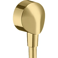 Шлангове під'єднання без зворотного клапана Polished Gold Optic HANSGROHE FixFit E 27454990