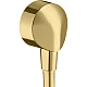 Шланговое подключение без обратного клапана Polished Gold Optic HANSGROHE FixFit E 27454990