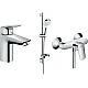 Набір змішувачів для душу EcoSmart (71104+7160+26553400) HANSGROHE Logis 100 20200007