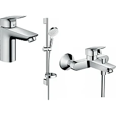 Набор смесителей для ванны EcoSmart HANSGROHE Logis 100 20200008