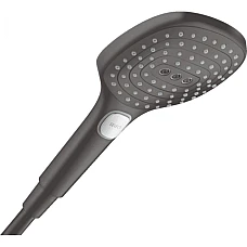 Ручний душ Brushed Black HANSGROHE Raindance Select E 120 26520340