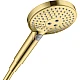Ручной душ Polished Gold Optic HANSGROHE Raindance Select S 120 26530990