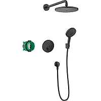 Душовий комплект ShowerSelect S 6 в1 Matt Black HANSGROHE Raindance S 240 27959670