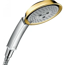 Ручной душ Chrome/Gold Optic Hansgrohe Raindance Classic 100 28548090