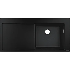 Кухонна мийка полиця ліворуч Graphiteblack Hansgrohe S514-F450 43314170