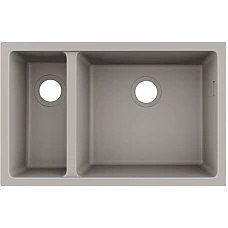 Кухонная мойка под столешницу Concretegrey Hansgrohe S510-U635 43433380