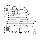 Змішувач для ванни Hansgrohe Tecturis S 73422800 сталь
