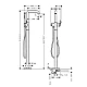 Змішувач для ванни Hansgrohe Tecturis S 73440800 сталь