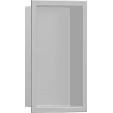 Настінна ніша з інтегрованою рамкою Stainless Steel Optic Hansgrohe XtraStoris Original 56057800