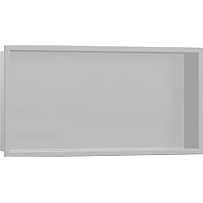 Настінна ніша з інтегрованою рамкою Stainless Steel Optic Hansgrohe XtraStoris Original 56064800