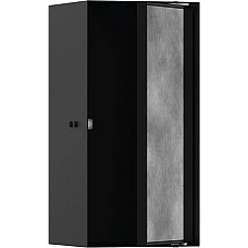 Настінна ніша з дверцятами Matt Black Hansgrohe XtraStoris Rock 56088670