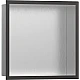 Настінна ніша з рамкою Brushed Black Chrome Hansgrohe XtraStoris Individual BSS 56097340