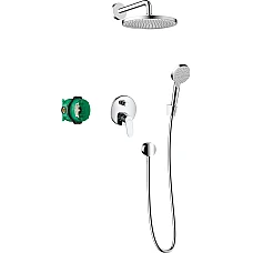 Душовий комплект 8в1 Chrome HANSGROHE Crometta S 240 1jet Focus 27958000