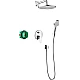 Душевой комплект 8в1 Chrome HANSGROHE Crometta S 240 1jet Focus 27958000